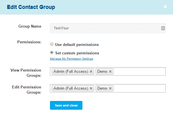 DialMyCalls - Access Control