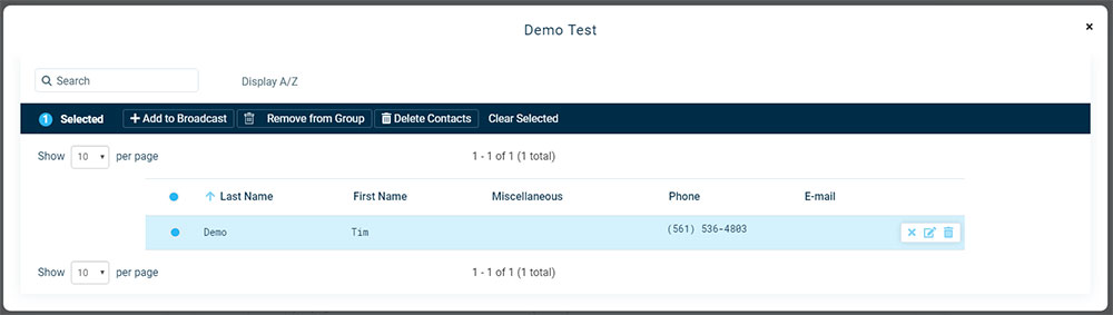 Add Individuals From Contact Groups Selection To Broadcast - Version 3