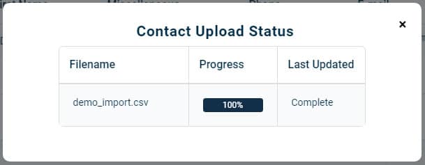 Import Contacts Queue - Version 3