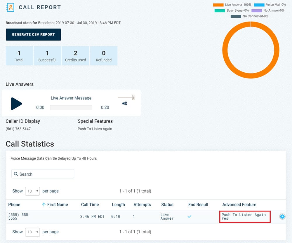 Push To Repeat Reports - Version 3