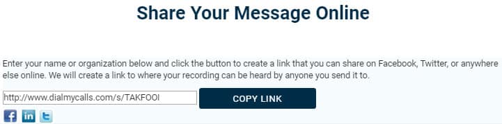 Social Media Sharing Generated Link - Version 3