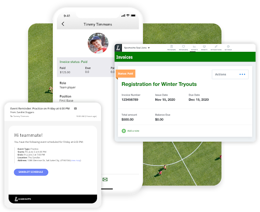 LeagueApps - Youth Sports League Apps