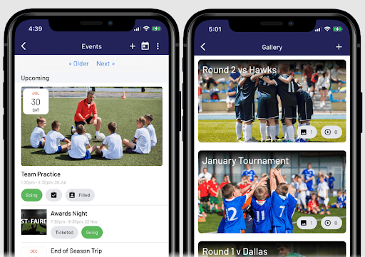 Stack Team App - Youth Sports League Apps