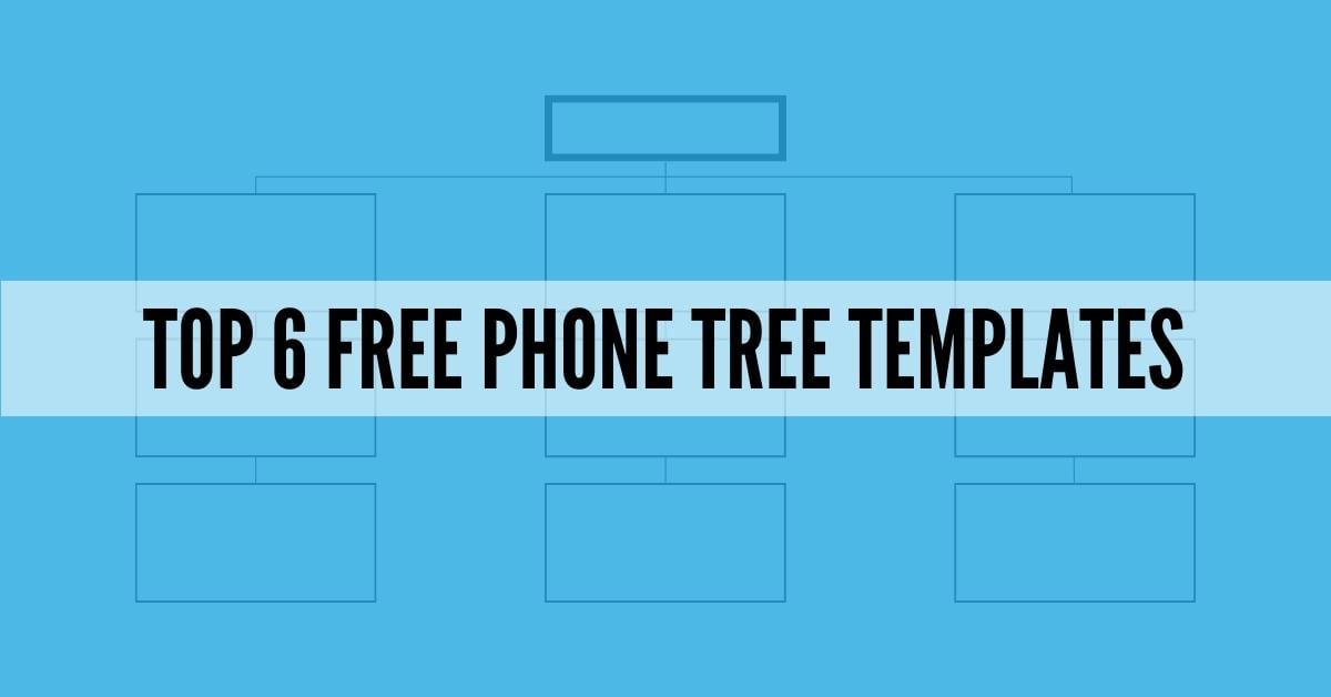 6 Free Phone Tree Templates (Word, PowerPoint, PDF)