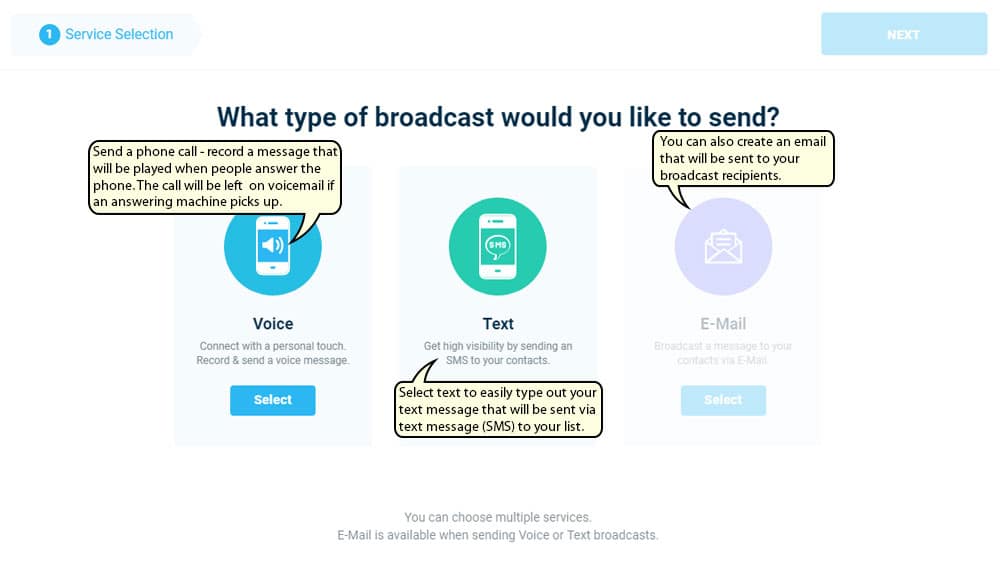 How It Works - Create New Broadcast