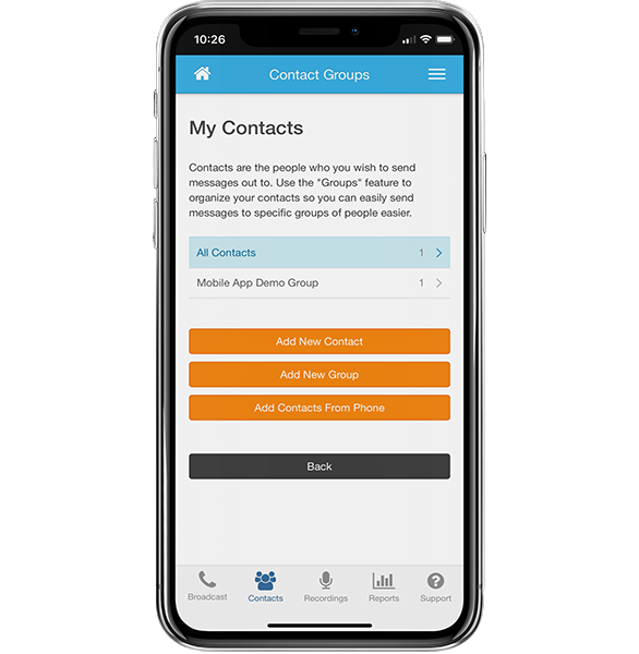 Add Your Business Contacts