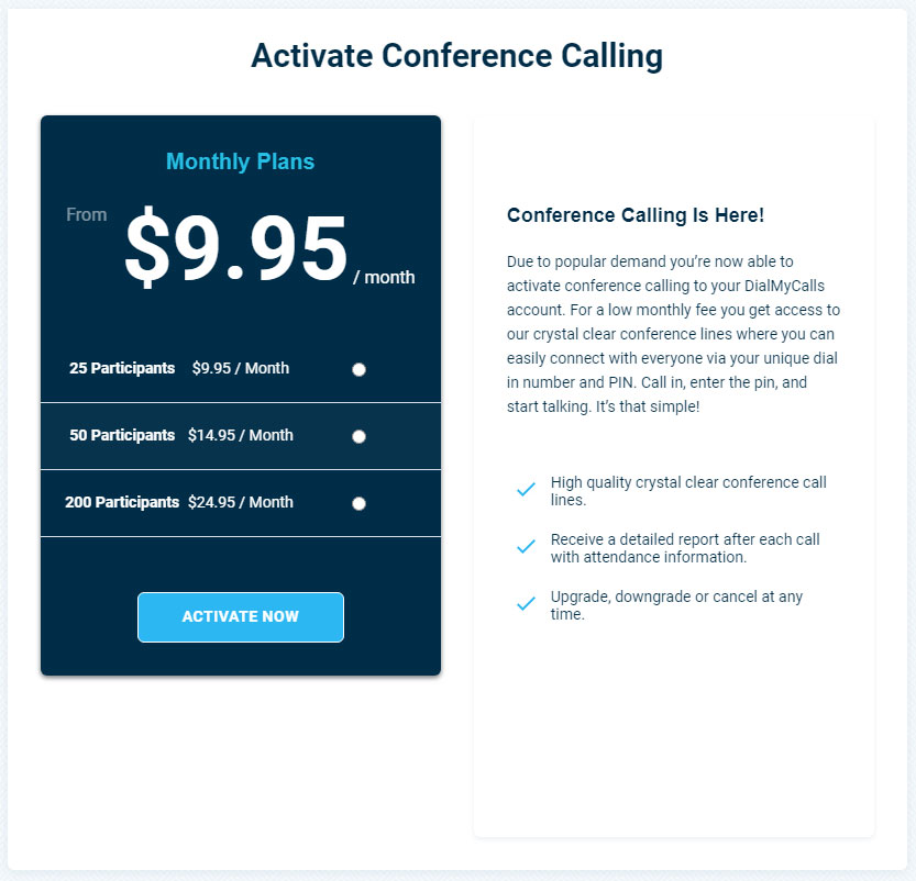 Conference Call Services Conference Call App DialMyCalls