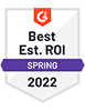 G2 Best Est. ROI (Spring 2022) - DialMyCalls