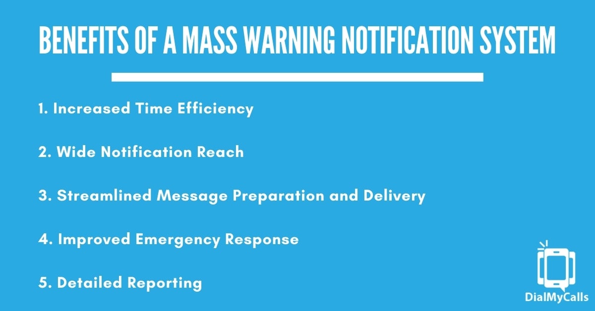 Benefits of a Mass Warning Notification System