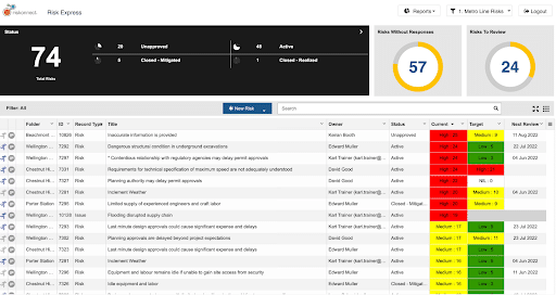 Risk Express Interface - Riskonnect