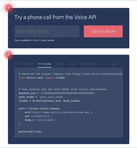 Voice API - Twilio